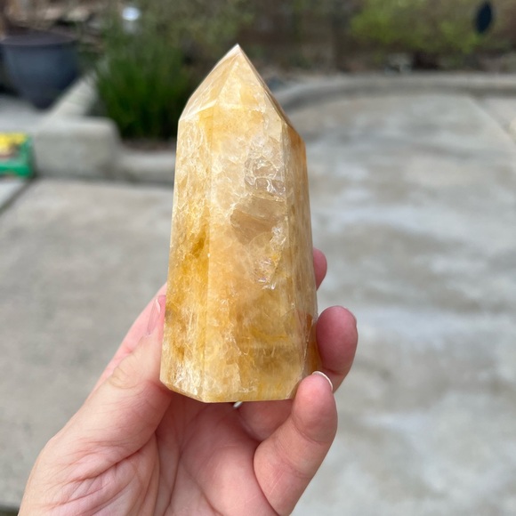 Golden Healer Quartz Crystal Tower - Picture 5 of 9